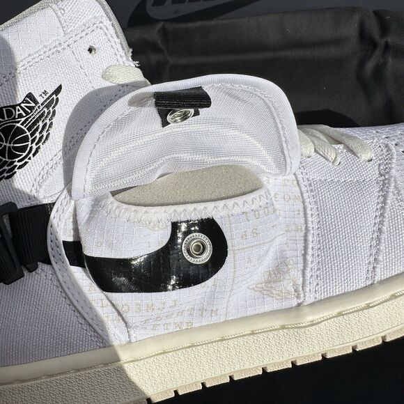 Nike Air Jordan 1 Retro Utility High Men\'s Shoes White DO8727-100 Size 11.5 main image 14